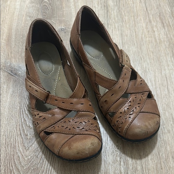 CLARKS | Bendables Ashland Rivers Shoes Brown Mary Jane Style Comfort Shoes - Picture 1 of 5